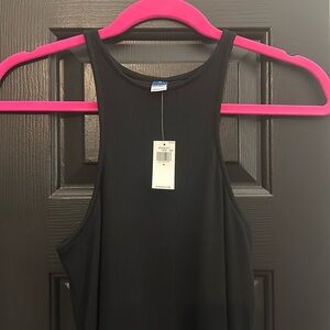NWT Ribbed Black Bodycon Maxi Old Navy Dress